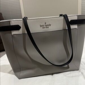 Kate Spade Black and Gray Tote Bag